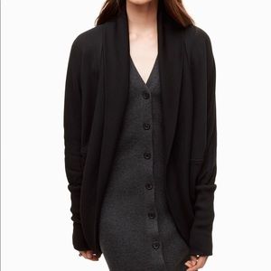Black cardigan